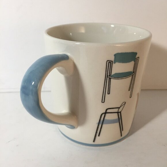 Office Chair  Modern Hauser Homer Chair Designer Coffee Cup Tea Mug Pastel RARE - Picture 5 of 5